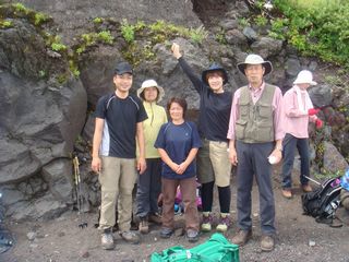富士山頂目指して頑張るぞ！